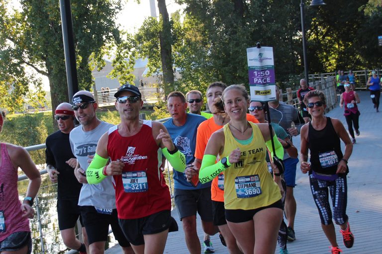 Fox Cities Marathon hero pacer trestle 2020