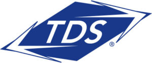 TDS logo in blue and white text.