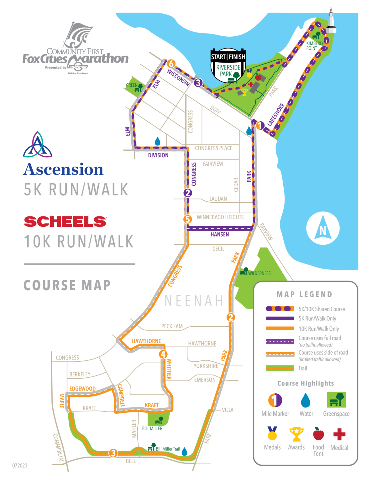 Fox Cities Marathon Event Maps