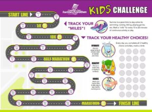 Fox Cities Marathon Kids Challenge Activity Sheet Image