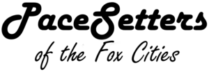 PaceSetters of the Fox Cities logo in black script font.