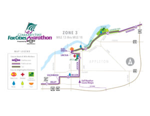 Fox Cities Marathon | Fox Cities Marathon Zone Map for 2023 – Zone 3