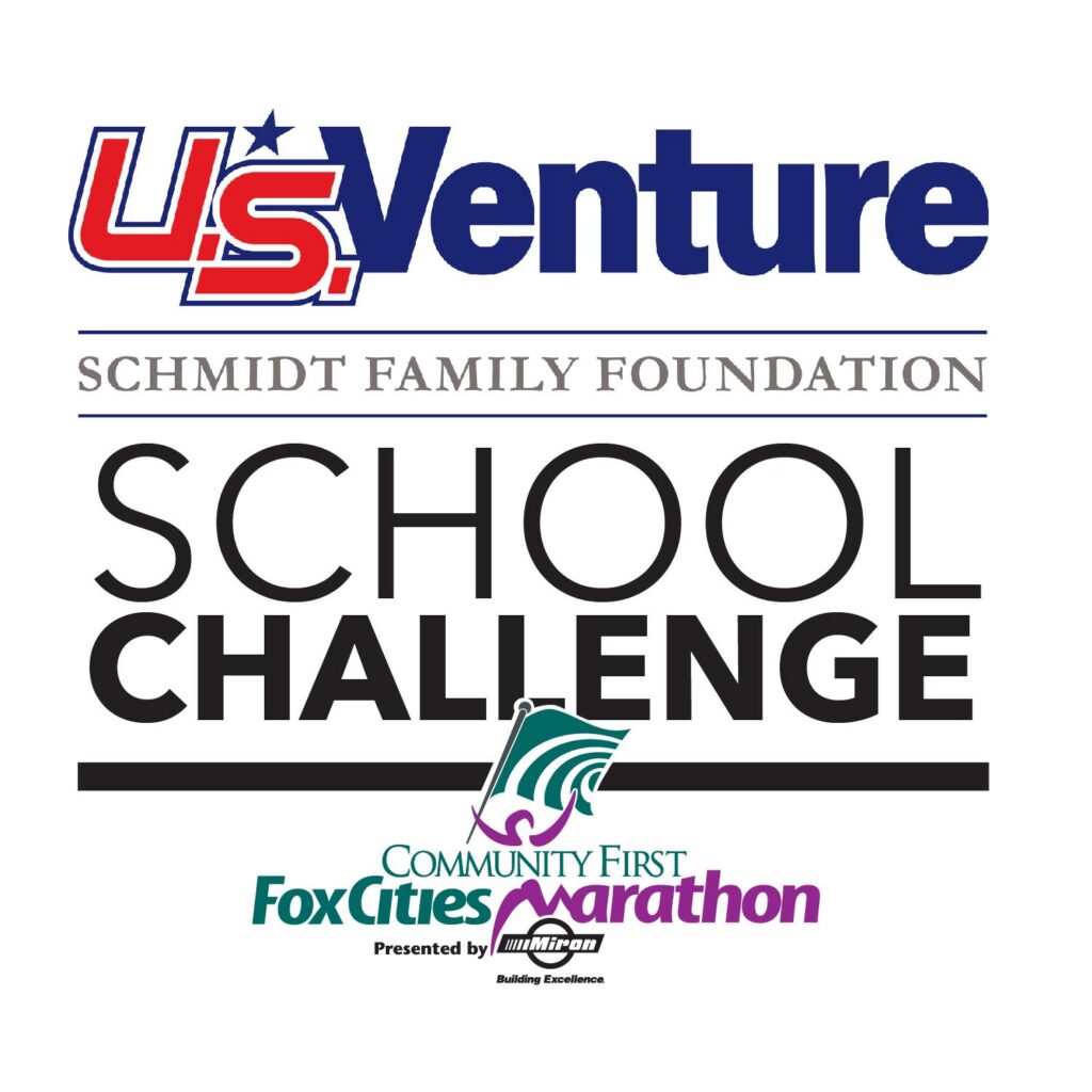 Fox Cities Marathon US Venture Schmidt Family Foundation School Challenge logo.