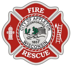 Fox Cities Marathon Community Impact Appleton Fire Department logo.