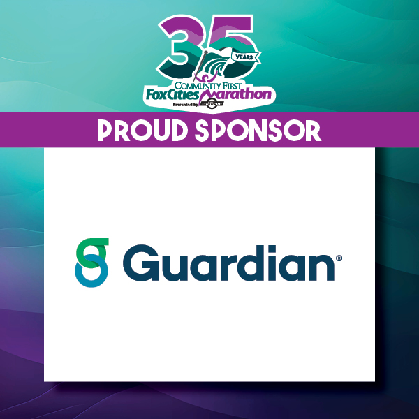 Fox Cities Marathon proud sponsor Guardian logo.
