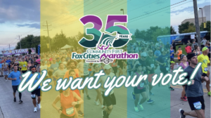 Fox Cities Marathon Course Connection March 2026, we want your vote for best full marathon on findmymarathon.org.