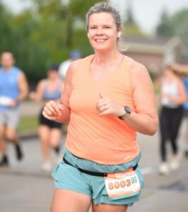 Fox Cites Marathon runner.