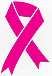 Pink ribbon.